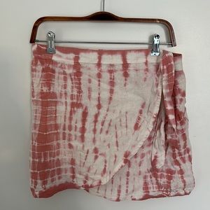 Free People Pink Wrap Skirt
